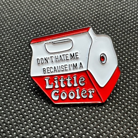 🆕 pin “don’t hate me cuz im a little cooler” - Picture 1 of 3